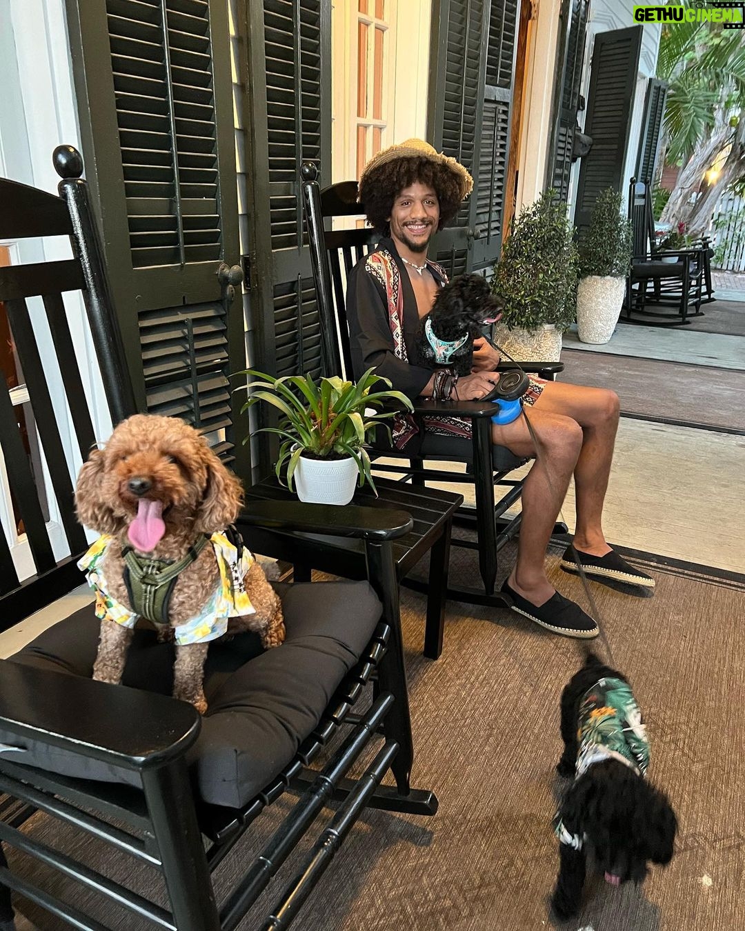 Alex Caceres Instagram - Family staycation and fur baby adventures πΆπ