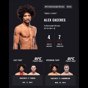 Alex Caceres Instagram - 👊🏽🚨New guest alert!🚨

MMA fighter & #15 in the UFC featherweight rankings @i_am_here_now_alex joins us!🔥

-
📥DM ur fan questions or 👇🏽comment below! 
-
#SexAndViolenceWithRebelGirl 🎙💋
#UFC #MMA #BruceLeeRoy #AlexCarceres