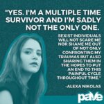 Alexa Nikolas Instagram - Thank you so much @paveinfo for this impactful post. I hope all survivors feel supported and validated. ❤️🥹🙏🏻