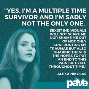 Alexa Nikolas Instagram - Thank you so much @paveinfo for this impactful post. I hope all survivors feel supported and validated. ❤️🥹🙏🏻