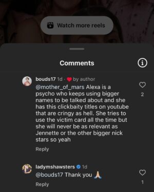Alexa Nikolas Instagram - Lindsey Shaw does not give a fuck about mental health. This is beyond disgusting/disturbing behavior towards a survivor of child sexual abuse and I will be sending an email to @betterhelp about this. @betterhelp this is who you are sponsoring?! This is beyond SAD! Shame on you Lindsey.