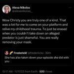 Alexa Nikolas Instagram - What a PHONY! How performative can Christy Carlson Romano truly be…? I’m in shock!
