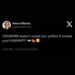 Alexa Nikolas Instagram - FREE PALESTINE!!!!