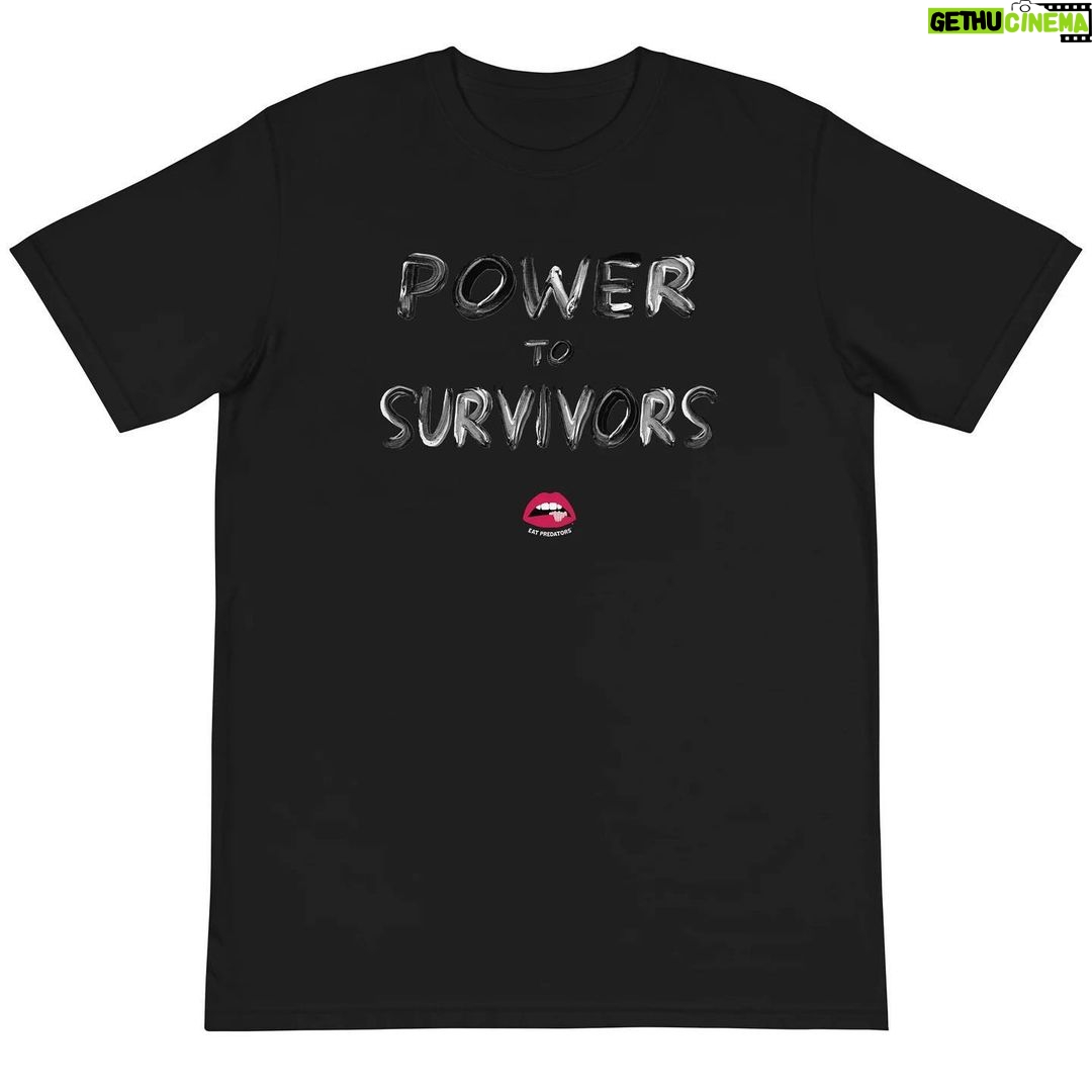 Alexa Nikolas Instagram - 20% off everything in the store today only to spread awareness for Survivors everywhere. New merch up as well. Thank you all for the support! ❤️🔥✊ www.eatpredators.com