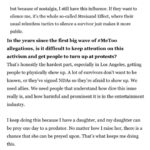 Alexa Nikolas Instagram - What an honor to be asked to speak about the first public year of reckoning when it comes to the Music Industry! I have been in the streets protesting these institutions for their cover-up of SA and finally it’s all coming to light. Thank you @latimes for asking a survivor to speak on this. Power to Survivors!!! We stand with all survivors of the Music Industry and beyond. ✊