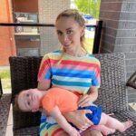 Alexandra Giroux Instagram - That’s how dramatic my baby is ❤️ * * Love u ma petite crevette 🦐 #baby #babyboy #tannant #coquin #love #beautifulday #picoftheday