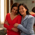 Alexandra Turshen Instagram – ❤️💙 @arden_cho #partnertrack @netflix @netflixgolden