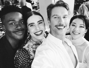 Alexandra Turshen Instagram - Thank you @roseinc for having us! What a fabulous evening celebrating a beautiful mission and all of your incredible products. (I’m obsessed with the cream blush!! It’s perfection!!😚) #roseinc #partnertrack #netflix