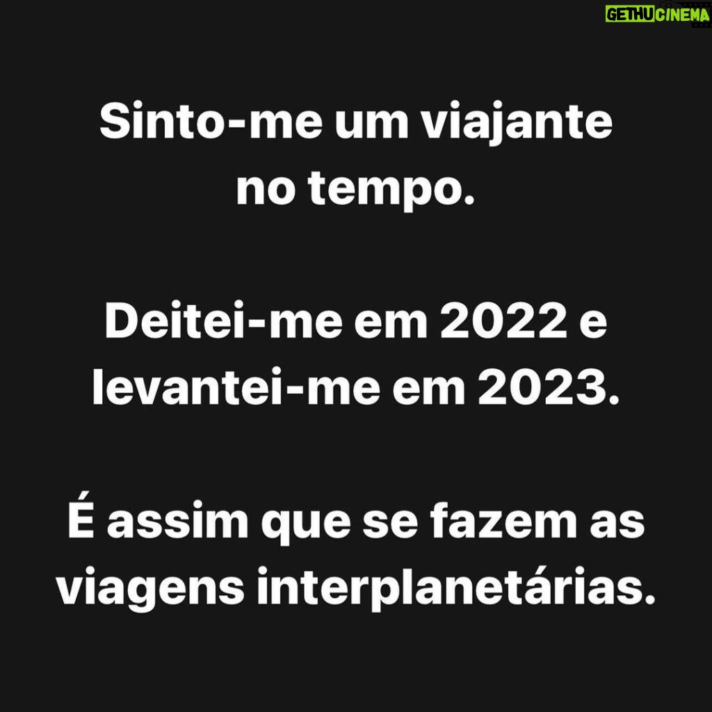 Alexandre da Silva Instagram - Sendo assim um bom 2023, espero eu e muitos de vocês! Portugal