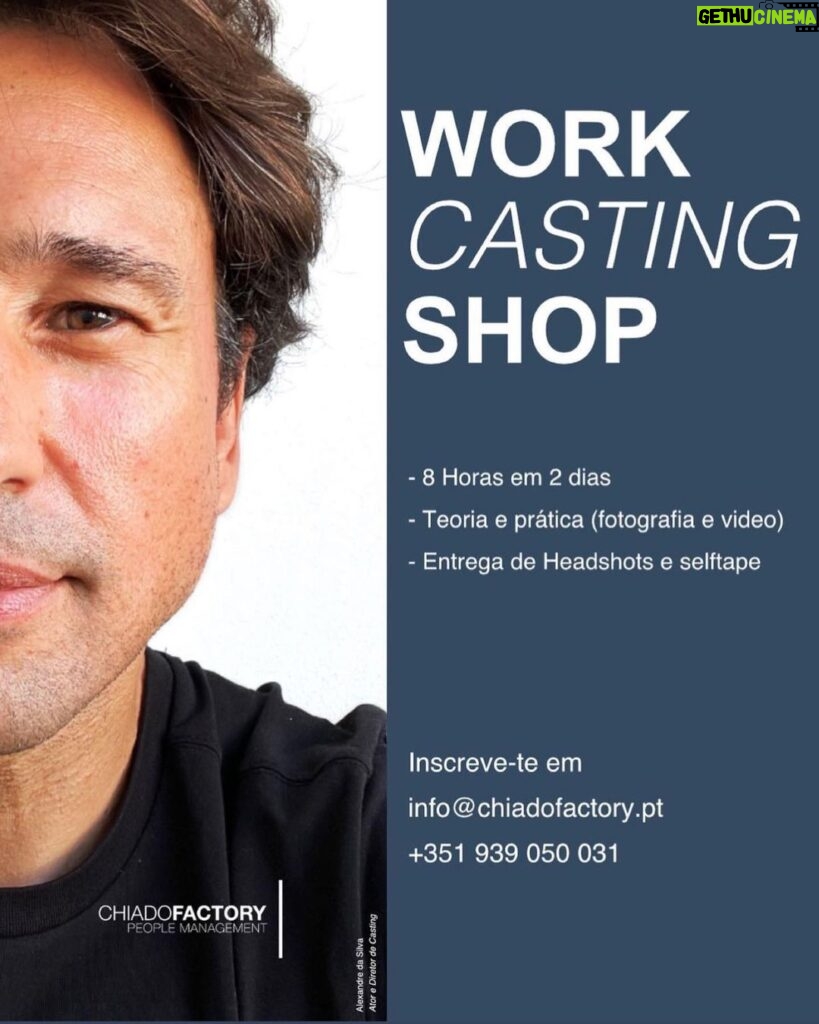 Alexandre da Silva Instagram - Inscrições abertas #casting #workshop Lisbon, Portugal