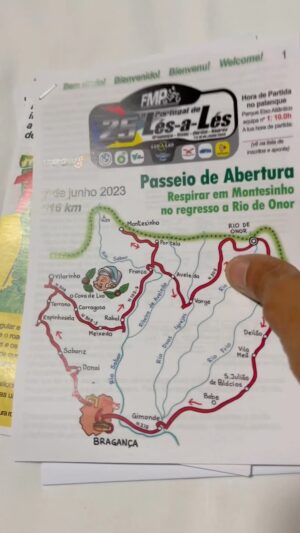 Alexandre da Silva Instagram - Dia 7 de Junho, chegada à Bragança, verificações técnicas e ao famoso passeio de abertura, desta vez 100km em redor de Bragança com chuva e lama !