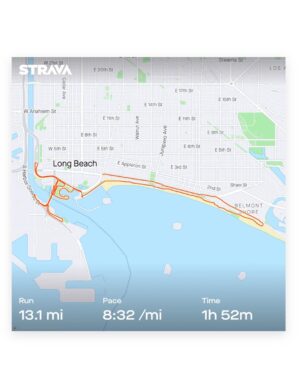 Alexia Ioannides Instagram - Dying on the inside 🫶 #longbeachhalfmarathon 

Scroll to see some strangers who inspired me along the way. Including a child who probably got a very similar time to me. Fr tho this race was so fun and I’m proud of myself for how much I’ve grown as a runner over the past couple years✨🎊