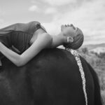 Alexis Ren Instagram - Had to post the last of these. Such a special shoot. Thank you ❤️ Photographer: @Janaschuessler  Styling: @jordanshilee Makeup: @Novakaplan Hair: @jennlagron Equestrian Production:  @fourlegsonset Producers: @Nataliesteger @greatsocialclub Photo Assistant: @luisasillmann Makeup Assistant @karlabonillamua Styling Assistants: Abbey Hyland and Perri Kessler