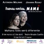 Alfonsina Molinari Instagram - Hoy celebramos el día del teatro montando y ensayando “Buenas noches, mama”. 🎭 Solo 3 funciones este fin de semana para cerrar el Festival de Teatro de la Mujer del @teatrobrauliocastillo Boletos en @prticket