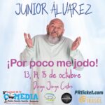 Alfonsina Molinari Instagram – De vuelta a las tablas Junior Álvarez en la tercera edición del Festival de la Comedia. @teatrobrauliocastillo 

Del 13 al 15 de octubre, es el turno de Por poco me jodo, con el regreso a la escena del primer actor Junior Álvarez, bajo la dirección y colaboración en el libreto de Jorge Castro.

““Mi propósito es educar, mi vehículo, la risa, es como mejor se decir las cosas” @junioralvarezpr 

Esta comedia real está basada en los episodios de salud por los que atravesó el histrión en abril de 2022, que lo llevaron al borde de la muerte. Luego de un año y medio de recuperación, Álvarez reaparece a contar su historia, al tiempo que convoca a los hombres a cuidarse más, pero con la irreverencia como punta de lanza.

Boletos @prticket 

Producciones Girasol @produccionesgirasol está muy feliz con esta producción y los esperamos a todos y todas para acompañar a nuestro querido @junioralvarezpr