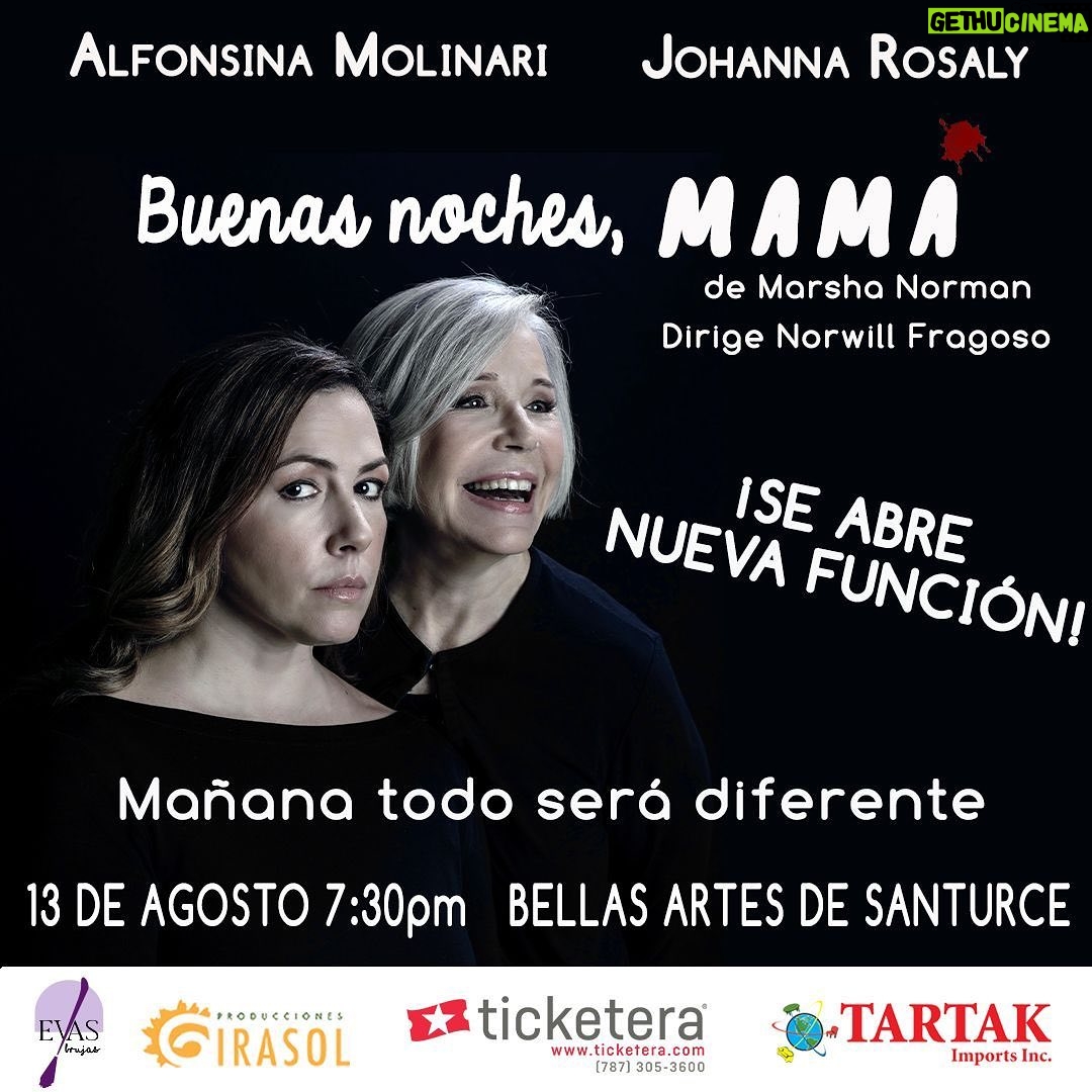 Alfonsina Molinari Instagram - ¡Gracias al apoyo de nuestro público, acabamos de abrir una nueva función! El apoyo a este proyecto ha sido acogedor. Gracias, gracias. 🧡🌻 Los esperamos en @cbasanturce el 12 (8pm) y 13 de agosto (4pm y 7:30pm). No se queden fuera. 🎫 en @ticketera @lamolinari @johannarosalyoficial @norwill