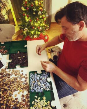 Ali Başar Instagram - #puzzle 🧩 #dogoargentino #salvadordali