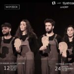 Ali Düşenkalkar Instagram - #Repost @tiyatroamorf with @make_repost ・・・ Kasım ayı programımız 🌻 "WOYZECK" 12.11.2021 (Cuma) saat 20:30'da @cihangiratolyesahnesi nde ✨ ve 24.11.2021 (Çarşamba) saat 20:30’da @tatavlasahne de ✨ Biletler biletinial.com ve tiyatroların gişelerinde. Bilet linkine ise biomuzdan ulaşabilirsiniz. 🎫 Oyun Künyesi Yazan: Georg Büchner Çeviren: Hasan Kuruyazıcı Süpervizör: Ali Düşenkalkar Yöneten: Egemen Ulaş Önkal Yönetmen Yardımcısı: Nadide Deniz Korkmaz Oynayanlar: Ali Varol, Egemen Ulaş Önkal Gökçe Karaman, Nadide Deniz Korkmaz Işık Tasarımı: Ali Düşenkalkar Aksesuar Uygulama: Gökçe Karaman Reji Kumanda: Gaye Koyun Oyun Fotoğrafları: @ismetege Süre: 70 Dakika / Tek Perde @adusenkalkar @nadidedenizkorkmaz @gokcekrmn @alivarol_av @ulasonkal @farukpakis @gayeekoyun @biletinial . . . . #tiyatro #theater #tiyatroamorf #amorf #woyzeck #oyun #theaterplay Istanbul, Turkey
