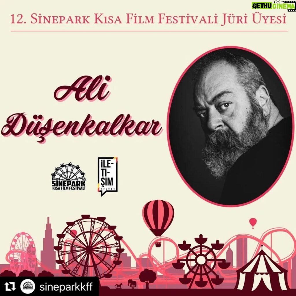Ali Düşenkalkar Instagram - #Repost @sineparkkff with @make_repost ・・・ 12.Sinepark Kısa Film Festivali'nin jüri üyeleri arasına Ali Düşenkalkar da katıldı 🎬