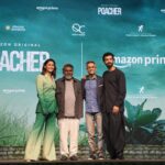 Alia Bhatt Instagram – Poacher is one of the best shows I’ve seen in a very long time & I’m so grateful to be associated with such powerful storytelling that not only will entertain you.. but it’ll also stay with you long after!! 

With the most fabulous creator #RichieMehta and the outstanding cast… @dibyenduofficial @roshan.matthew, special mention to my most favourite actor of all time, @nimisha_sajayan – we missed you so much yesterday… the beating heart of Poacher!!! Hope you feel better very soon ♥️

Poacher, coming to you next Friday on 23rd February on @primevideoin 🐘🖤
