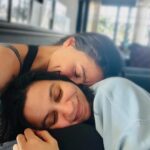 Alia Bhatt Instagram - we are cuddly sleepers 💛💛💛💛💛 re-united at last 🥹 @shaheenb