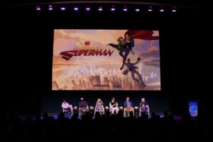 Alice Lee Instagram - SO fun celebrating My Adventures with Superman at @scadtvfest! Thank you for having us 🥹❤️

#scad #scadtvfest #myadventureswithsuperman #superman #clarkkent #loislane #jimmyolsen