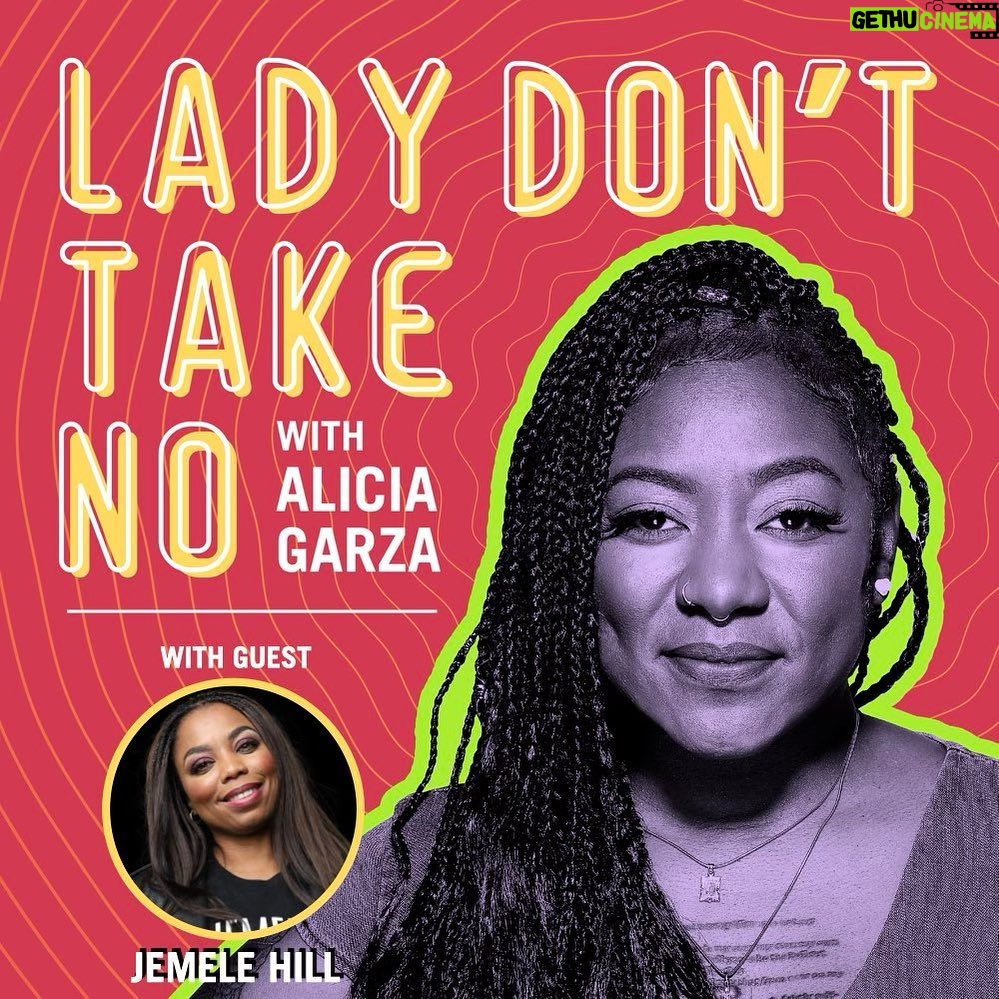 Alicia Garza Instagram - Todays extra special episode of @ladydonttakenopod is with the incredible @jemelehill! Join us as we dive in to her memoir #Uphill, and as we talk about wtf is happening in media right now… I mean one minute it was everything I love Black people and now we back to giving Trump town halls what’s really good? All this and more on @ladydonttakenopod — tune in! #DoWhatchaLike #AllOfTheReal