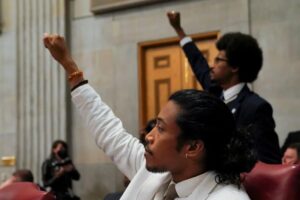 Alicia Garza Instagram - @brotherjones_ @justinjpearson we standing with you — we are all watching and we are standing with you. Tennessee…goddamn.