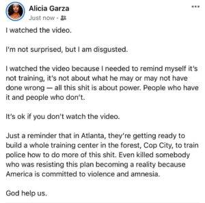 Alicia Garza Instagram - #TyreNichols