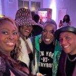 Alicia Garza Instagram - Went into FULL auntie mode in honor of our sister @taranajaneen who put out the call for Bronx and Bougie — so Garza answered because when Tarana says “let’s go” you say “yes ma’am grabbing my bamboo earrings at least two pair.” Of course I ain’t took none of my own photos so there’s that — but mobbin with the crew makes it even more special. Sis, we are so proud of you and we circle you with light and blessings EVERYDAY just as you have done for us. May this trip around the sun be the best one yet!