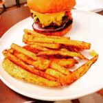 Alicia Garza Instagram - Came home through the friendly skies today and really craved a cheeseburger … so I decided to make one. Onions, Dijon and mayonnaise only. Patty has mushrooms and garlic and spices. That thang was THANGIN