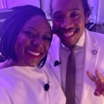 Alicia Garza Instagram - Honestly y’all after getting to spend all this glorious time choppin it up with @brotherjones_ I am one hundred percent certain that with leaders like him we gon be alright. Such a powerful leader, humble and brilliant. I was moved to tears, I was made to think, I was emboldened and inspired. Thank you @netrootsnation for inviting me to hold a conversation I’ll remember and hold dear for the rest of my life. Let’s go brother!