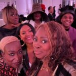 Alicia Garza Instagram - Went into FULL auntie mode in honor of our sister @taranajaneen who put out the call for Bronx and Bougie — so Garza answered because when Tarana says “let’s go” you say “yes ma’am grabbing my bamboo earrings at least two pair.” Of course I ain’t took none of my own photos so there’s that — but mobbin with the crew makes it even more special. Sis, we are so proud of you and we circle you with light and blessings EVERYDAY just as you have done for us. May this trip around the sun be the best one yet!