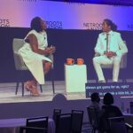 Alicia Garza Instagram - Honestly y’all after getting to spend all this glorious time choppin it up with @brotherjones_ I am one hundred percent certain that with leaders like him we gon be alright. Such a powerful leader, humble and brilliant. I was moved to tears, I was made to think, I was emboldened and inspired. Thank you @netrootsnation for inviting me to hold a conversation I’ll remember and hold dear for the rest of my life. Let’s go brother!