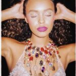Alisha Boe Instagram - On film by @jonnybgreat Makeup: @ysabellesar Stylist: @alyssaon_ ❤️❤️