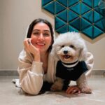 Alisshaa Ohri Instagram - with you I live a pawfect life❤️⁣ ⁣ ⁣ ⁣ ⁣ ⁣ ⁣ ⁣ ⁣ ⁣ #AlisshaaOhri #Actor #Bollywood #Actress #DogLover #PetParentLife #FurBabyLove