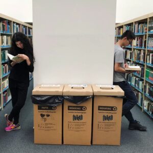 Alize Gördüm Instagram - Me. Allen. Recycle bin. #futurepsychologists #library 🔮