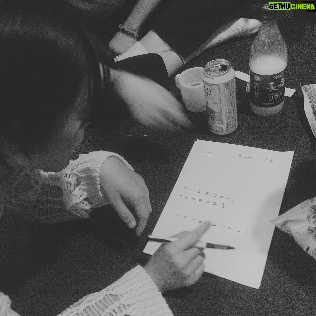 Allison Lin Instagram - 在首爾跟李瀧學韓文 (還是學喝馬格利?) 這是與她的貓的初次見面