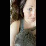 Allison Tolman Instagram - Right now most things seem really, very bad. But this cat taking an obscenely noisy bath on top of me is pretty okay.