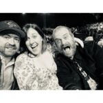 Allison Tolman Instagram - Red letters all around with these two dream boats last night. And @brandicarlile - you’re one for the ages. Greek Theatre