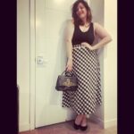 Allison Tolman Instagram - I took my #ScotGirlSummer souvenir out for her first spin last night. Don’t understand what people do with nice handbags when there’s not space beside them on the booth. Can’t put her on the floor, right? Does she go on the table? Please help.
