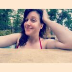 Allison Tolman Instagram - Immediately before and after spotting the biggest ant I’ve ever seen. Lake Lanier