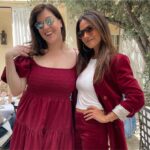 Allison Tolman Instagram - We accidentally matched like the matchiest of matching sisters, then (obviously) made a little red velvet Oreo situation with the birthday king. 💙