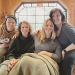 Allison Tolman Instagram - A few weeks ago I whisked some of my best humans off to the mountains to enjoy a couple nights in a magic little cabin I won at a charity auction. We ate, drank, laughed, and did some witchy shit. It was rejuvenating. The pictures don’t do the weekend justice, but here they are anyway.