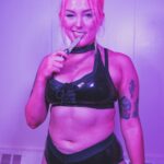Allison Woodard Instagram - 😈I’m so bad and I don’t give a damn I love it when you’re mad 😈 . . . . #alliekatch #wrestling #deathmatchwrestling #womenswrestling #intergenderwrestling #knife #arcticfox #ladygaga #badkids