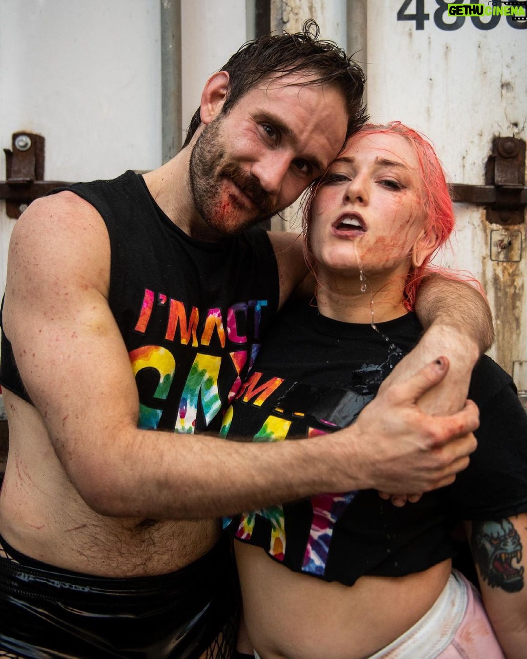 Allison Woodard Instagram - Booked but I squeeze a little head in my calendar. . . . . . #alliekatch #alliekat #wrestling #womenswrestling #intergenderwrestling #deathmatchwrestling #tagteam #bussy #effy #gamechangerwrestling #atlanticcity #nickkarp #nickkarpphotography #lgbtq #megantheestallion