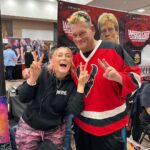 Allison Woodard Instagram - ✌️HIGHSPOT✌️ . . . . #alliekatch #wrestling #womenswrestling #intergenderwrestling #deathmatchwrestling #tagteamwrestling #bussy #ecw #jackvictory #wrestlecade