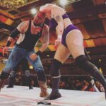 Allison Woodard Instagram - Didn’t slap our legs on these 🥴 . . . . . #alliekat #bodycat #laricat #wrestling #womenswrestling #intergenderwrestling #deathmatchwrestling #gcw #gamechangerwrestling #mancewarner #atlanticcity #earlgardner #earlgardnerphotography #blood #headbutt