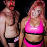 Allison Woodard Instagram - I died a thousand times . . . . #alliekatch #wrestling #womenswrestling #deathmatchwrestling #tagteamwrestling #bussy #losangeles #jjsb #blood #gorillaz