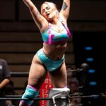 Allison Woodard Instagram - would you love me if i ruled the world? . . . 📸 @kojikei_dp . #alliekatch #wrestling #womenswrestling #deathmatchwrestling #tagteamwrestling #bussy #ladygaga #korakuenhall #japan #gamechangerwrestling KORAKUEN HALL, tokyo